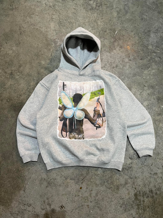 "SOLDIER"  BOXY HOODIE